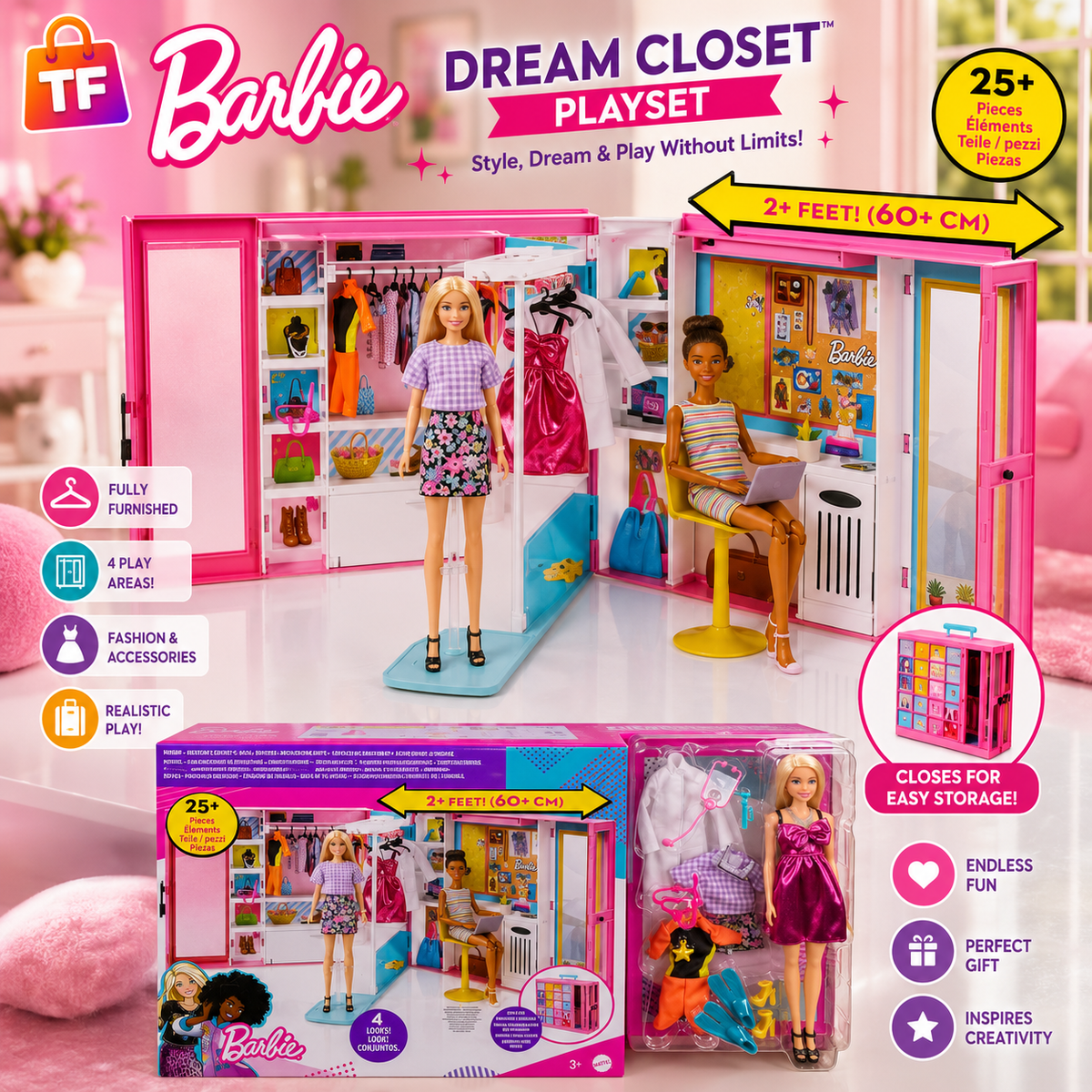 Barbie Dream Closet Playset