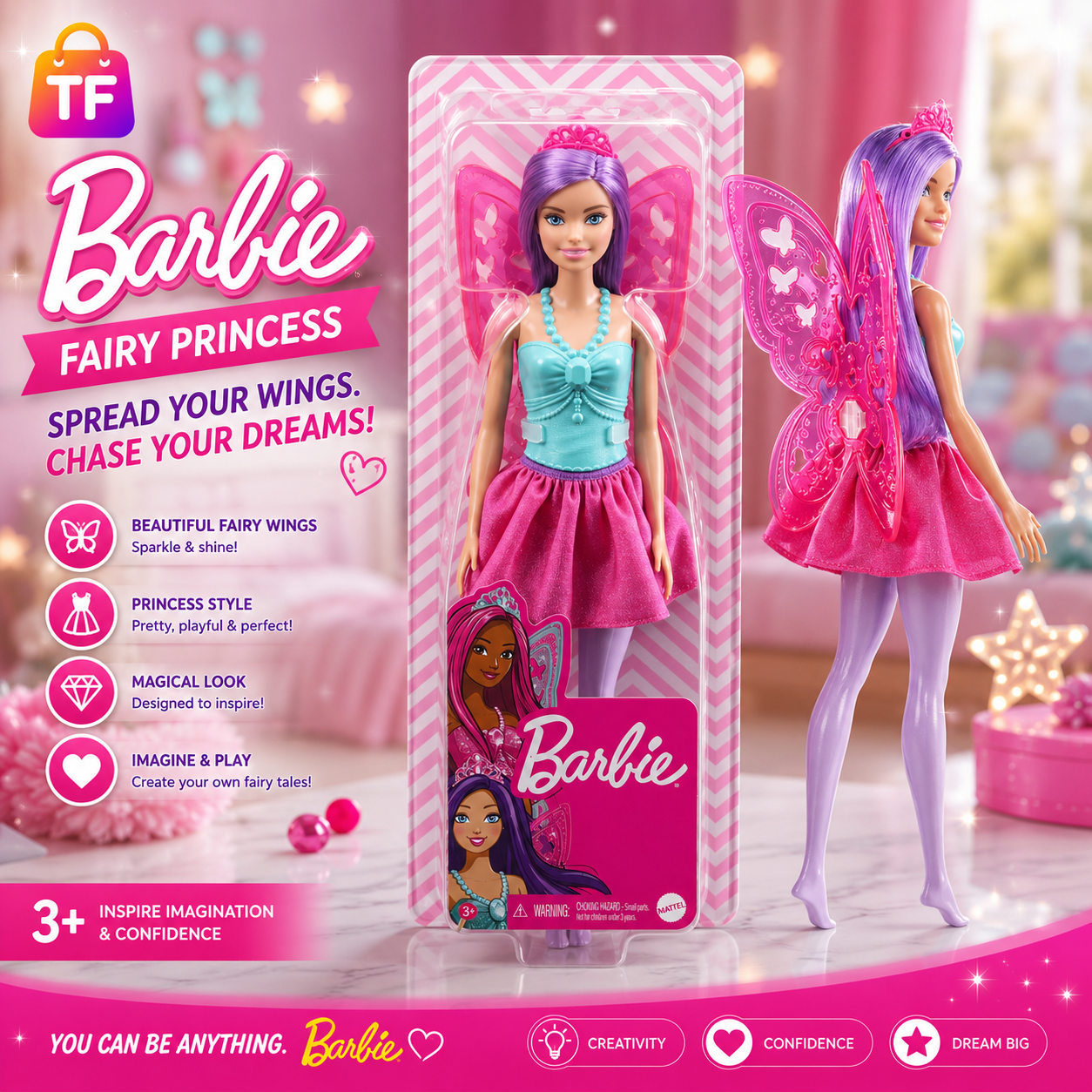 Barbie Dreamtopia Fairy Doll