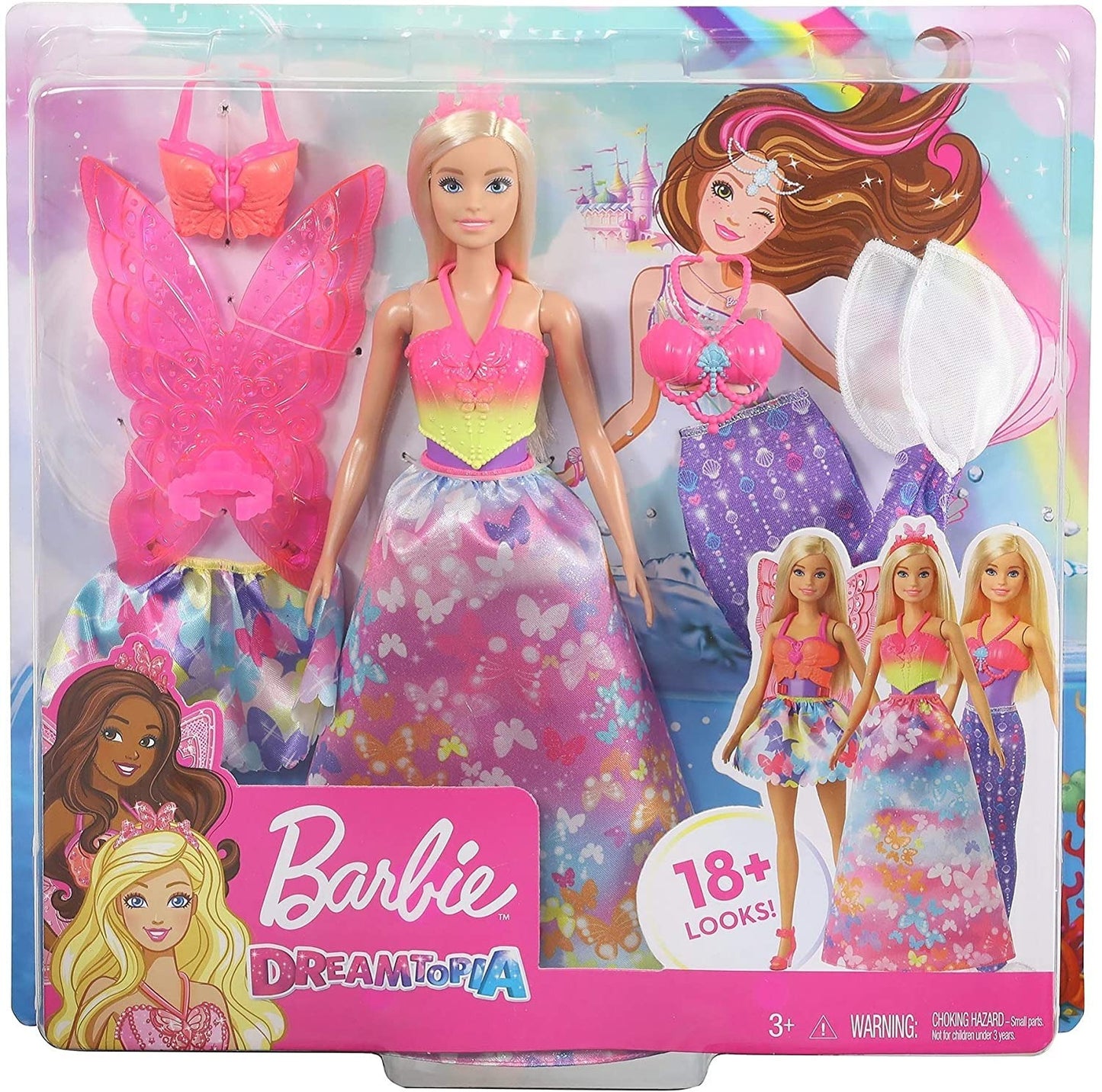 Barbie Dress-Up Fashion Doll Gift Set