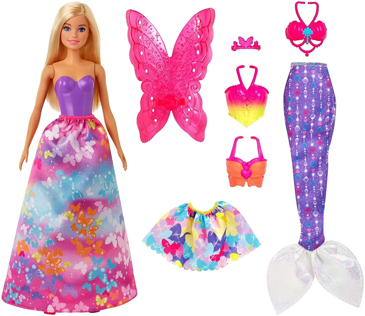 Barbie Dress-Up Fashion Doll Gift Set
