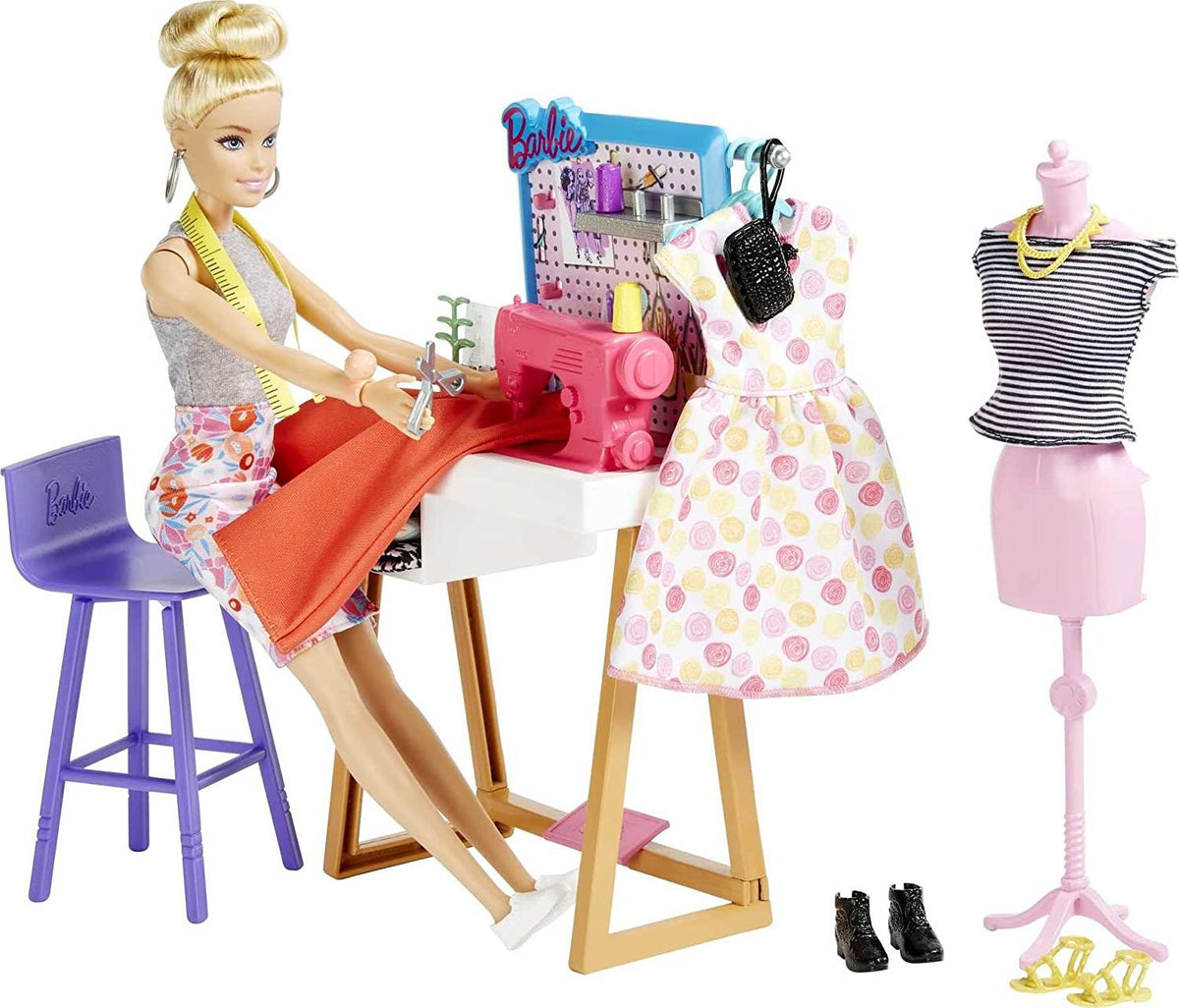 Barbie Fashion Design Studio Doll Playset
