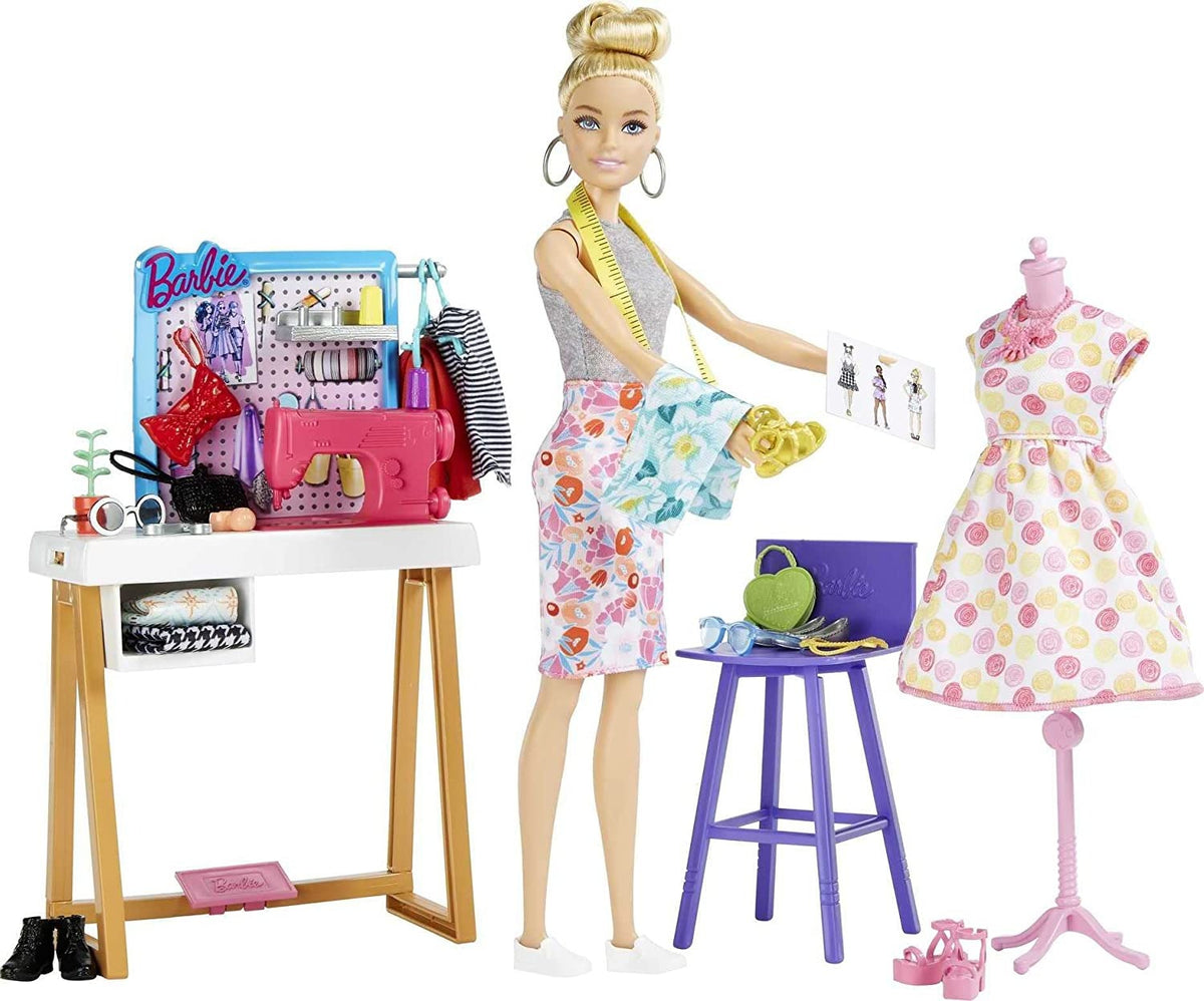 Barbie Fashion Design Studio Doll Playset