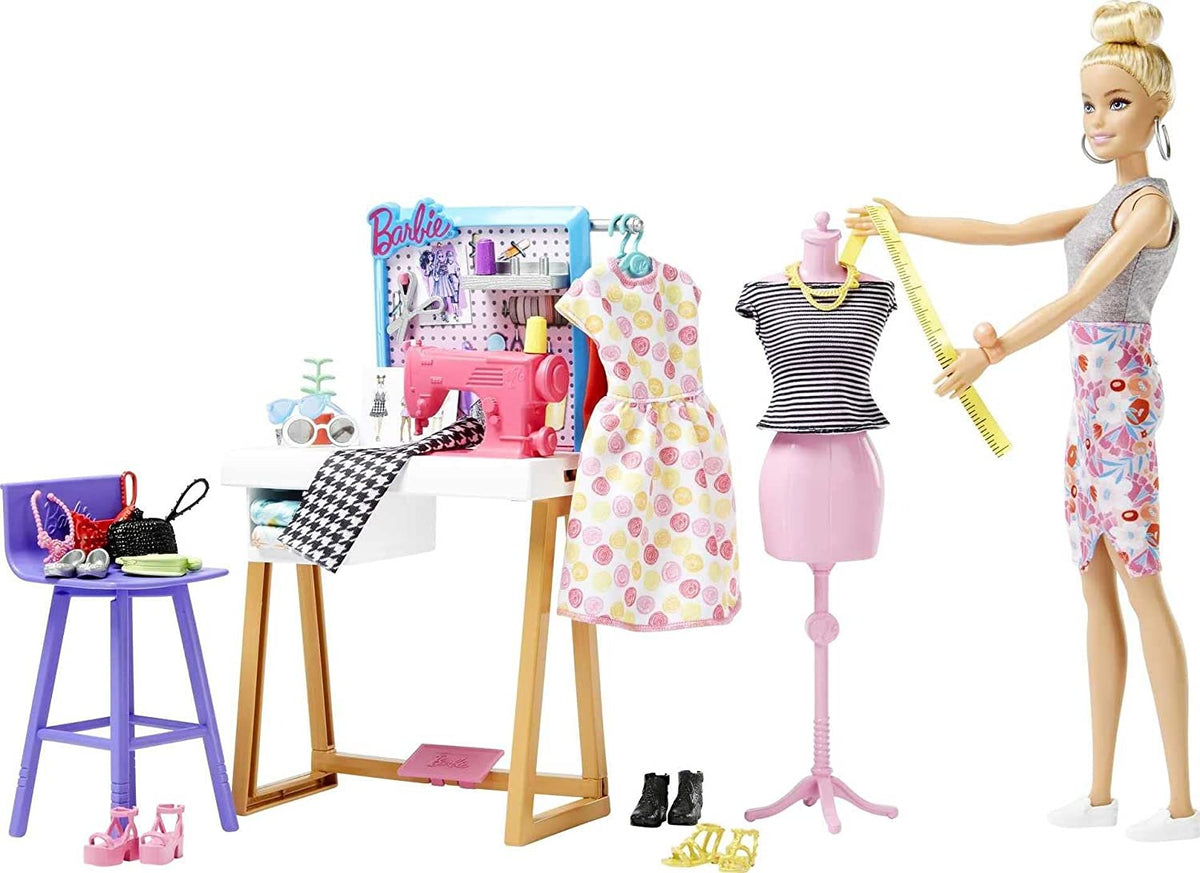 Barbie Fashion Design Studio Doll Playset
