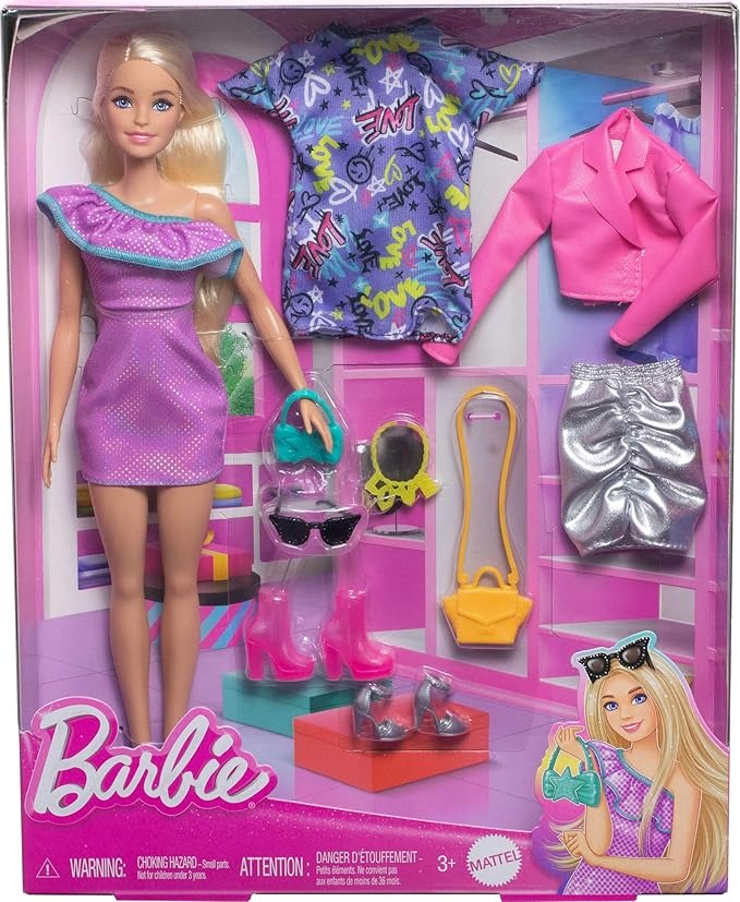 Barbie Fashion Doll and Party Outfit Set