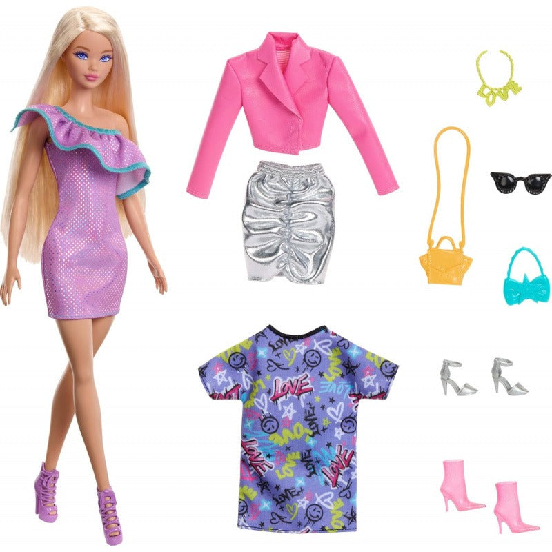 Barbie Fashion Doll and Party Outfit Set