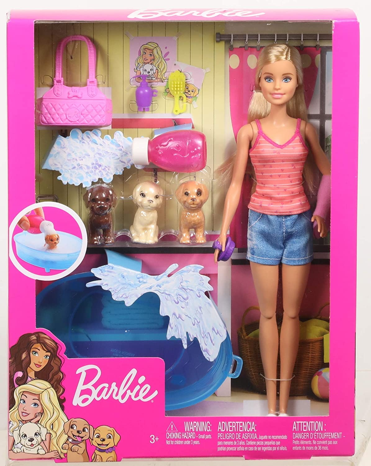 Barbie Fashion Doll with Pets and Accessories