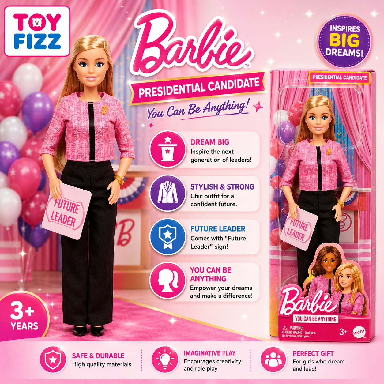 Barbie Future Leader Fashion Doll