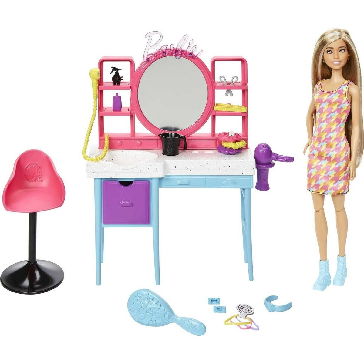 Barbie Hair Salon Doll Playset