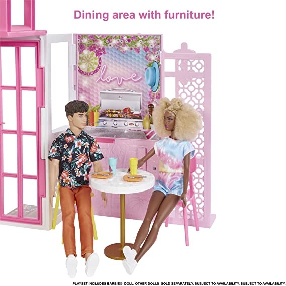 Barbie House Playset with Fashion Doll