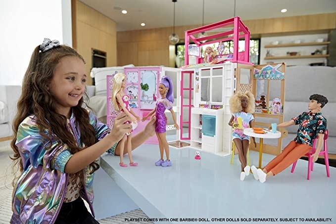 Barbie House Playset with Fashion Doll