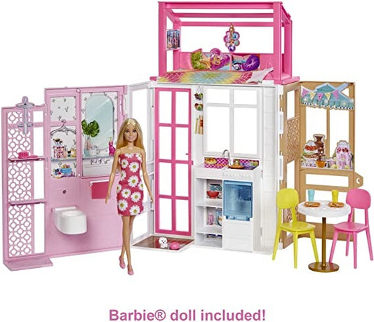 Barbie House Playset with Fashion Doll