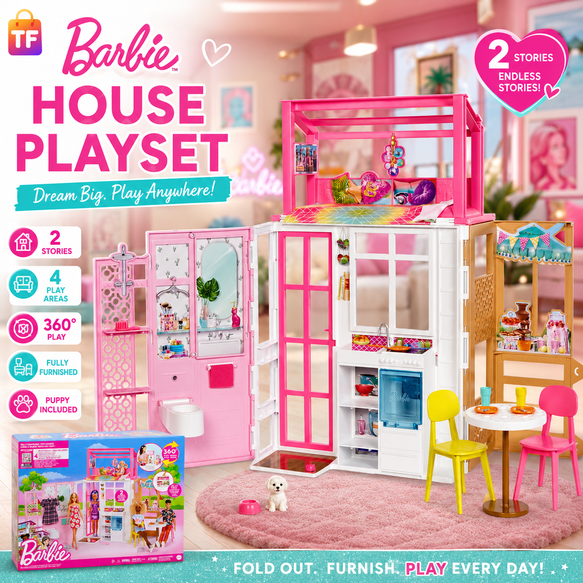 Barbie House Playset