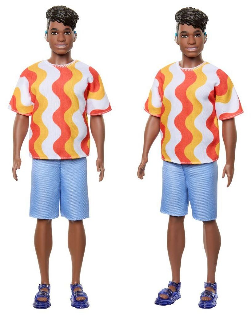 Barbie Ken Fashion Doll - Wavy Stripe Shirt