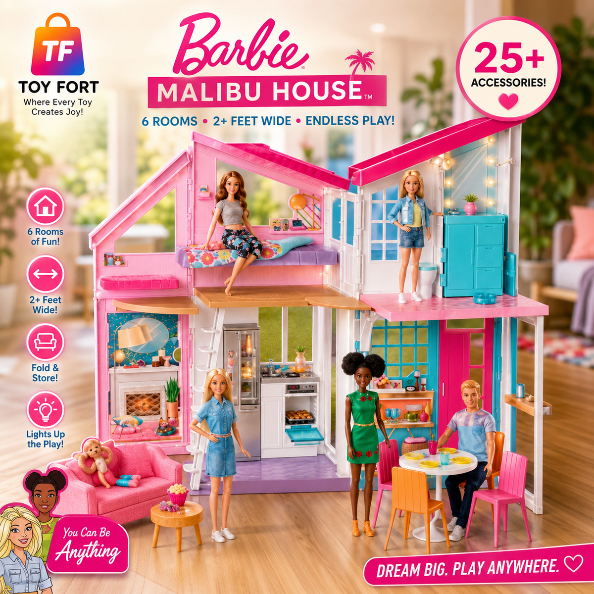 Barbie Malibu House Playset
