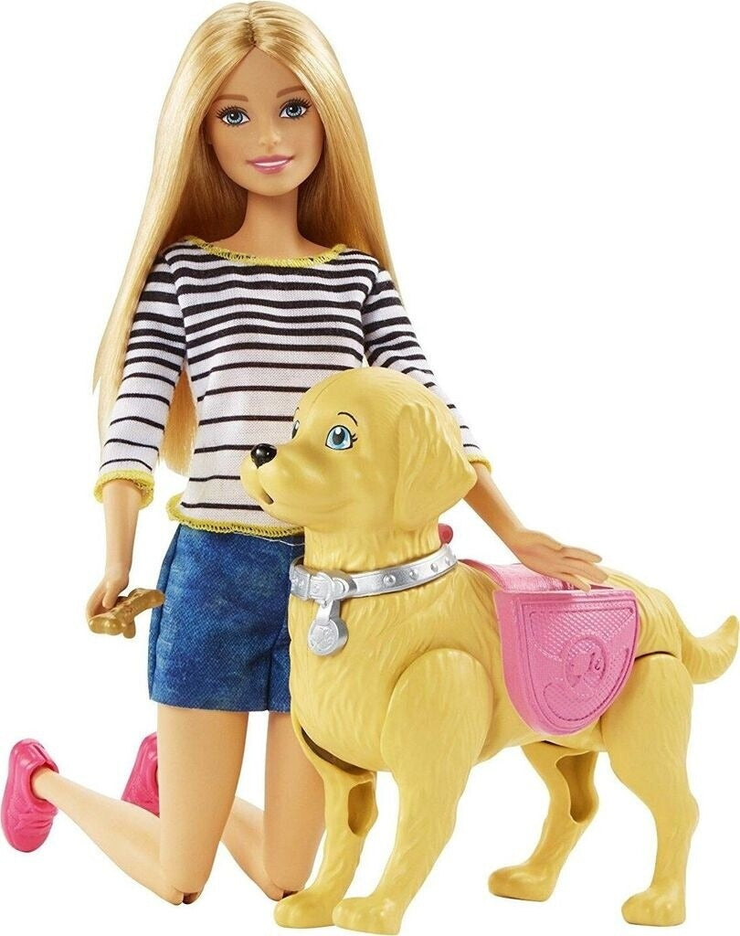 Barbie Pet Care Fashion Doll with Puppy