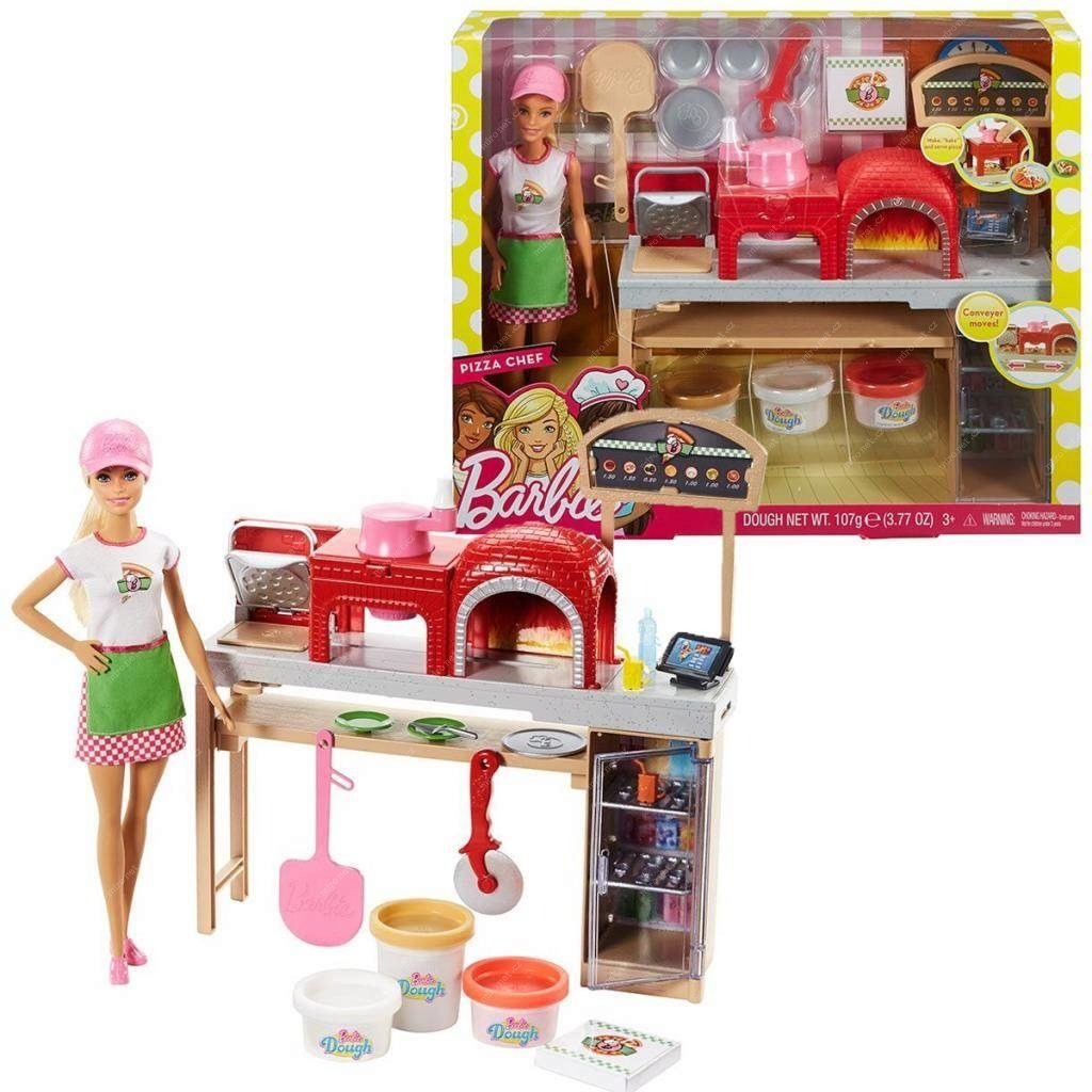 Barbie Pizza-Making Doll Playset