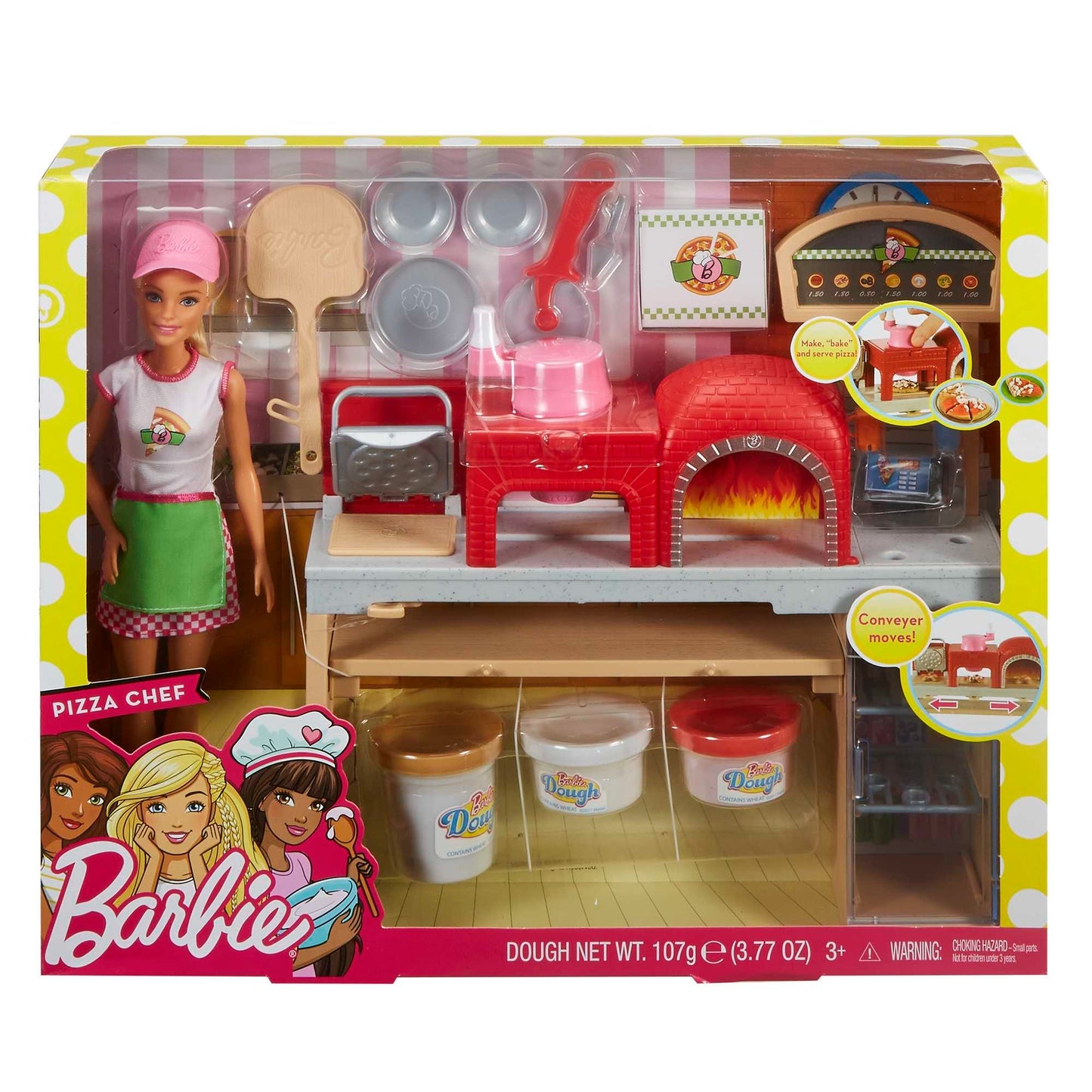 Barbie Pizza-Making Doll Playset