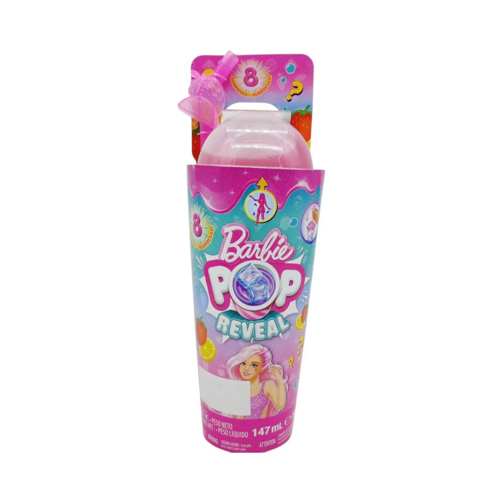 Barbie Pop Reveal Strawberry Shake Doll with Accessories