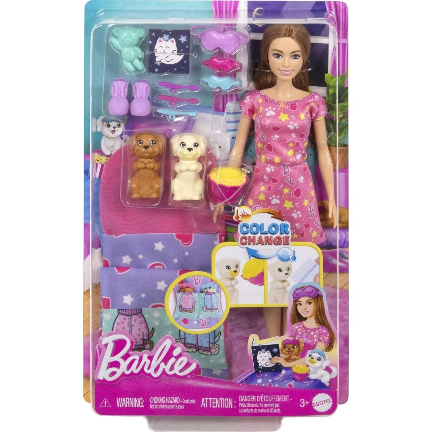 Barbie Puppy Slumber Party Doll Playset