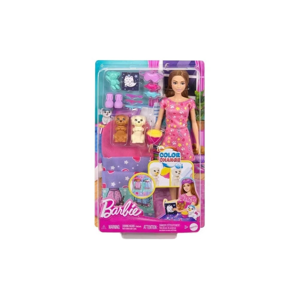 Barbie Puppy Slumber Party Doll Playset