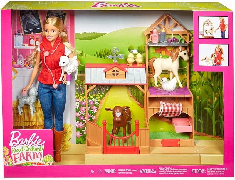 Barbie Sweet Orchard Farm Doll Playset