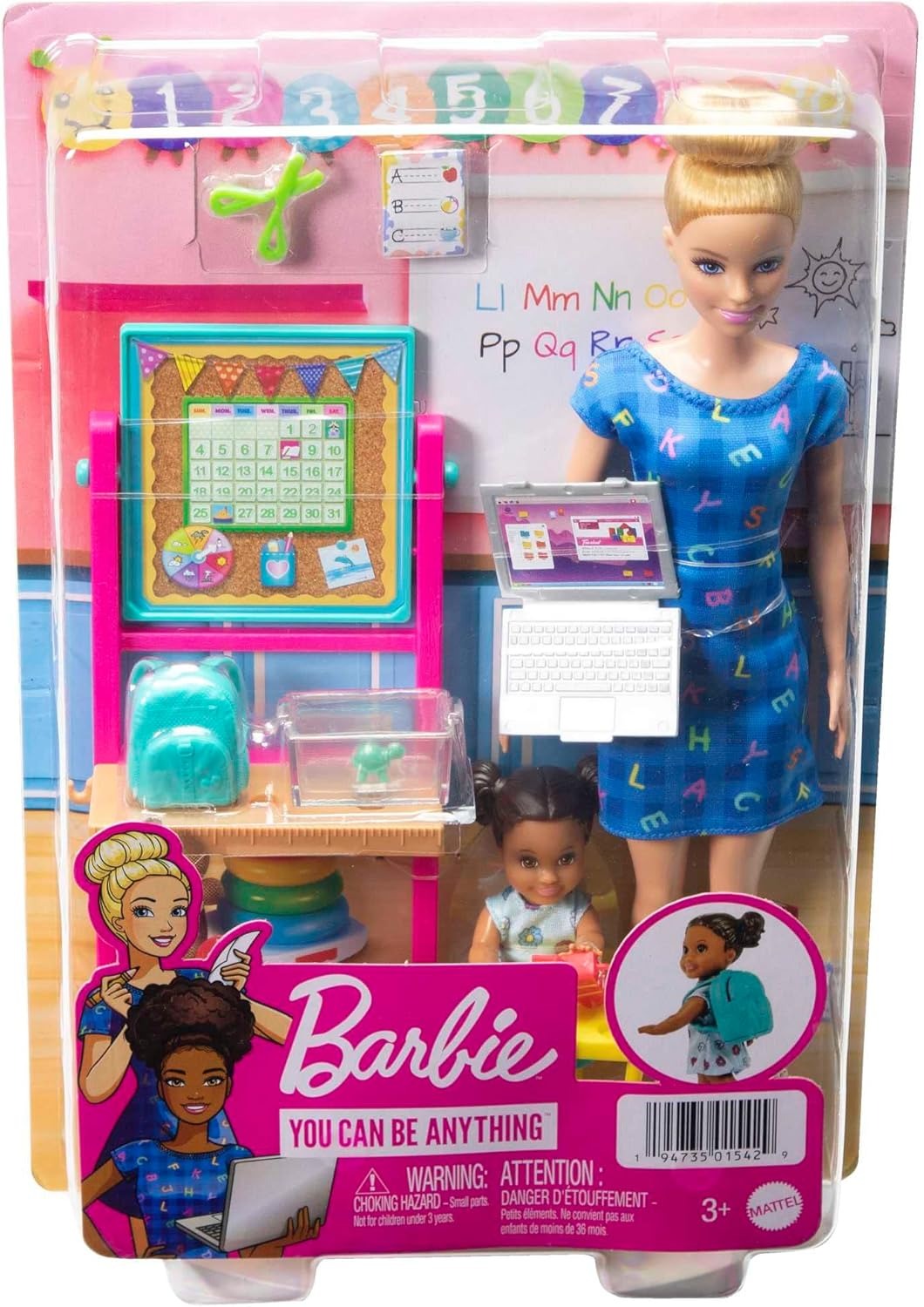 Barbie Teacher Career Doll Playset