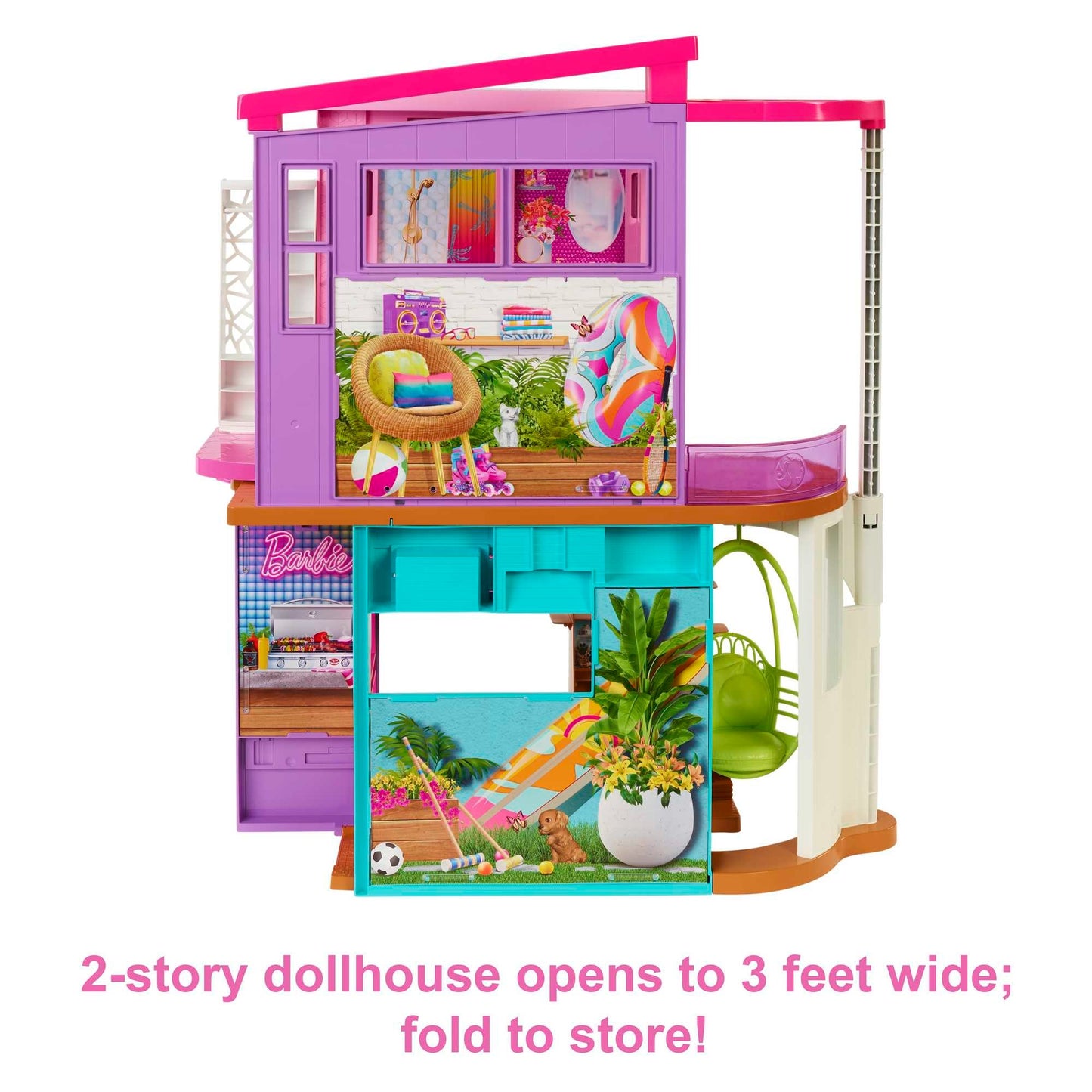 Barbie Vacation House Dollhouse Playset