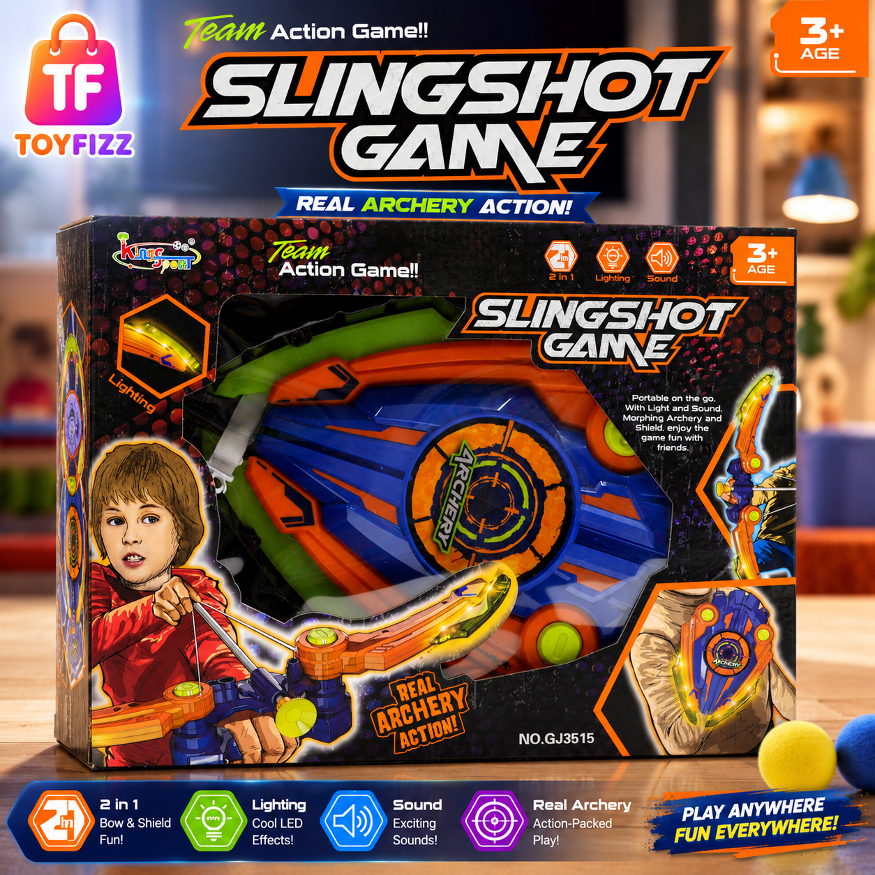 Bow and Arrow Target Play Set - Age 3+