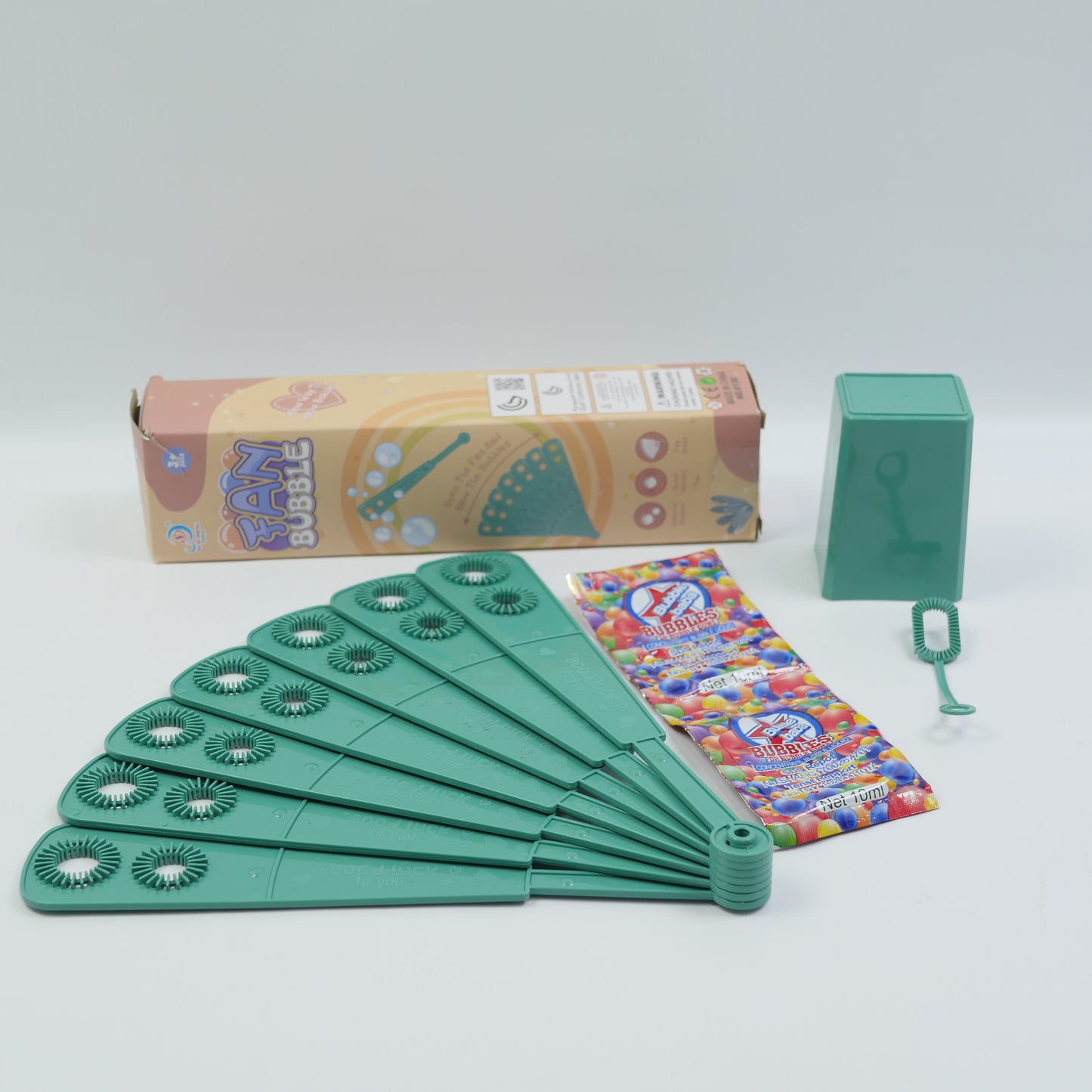 2 in 1 Bubble Maker Fan for Kids