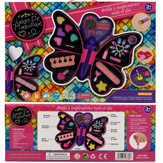 Butterfly Cosmetic Beauty Play Set - Age 3+