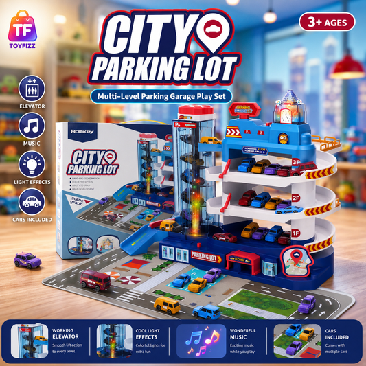 City Parking Garage Track Set