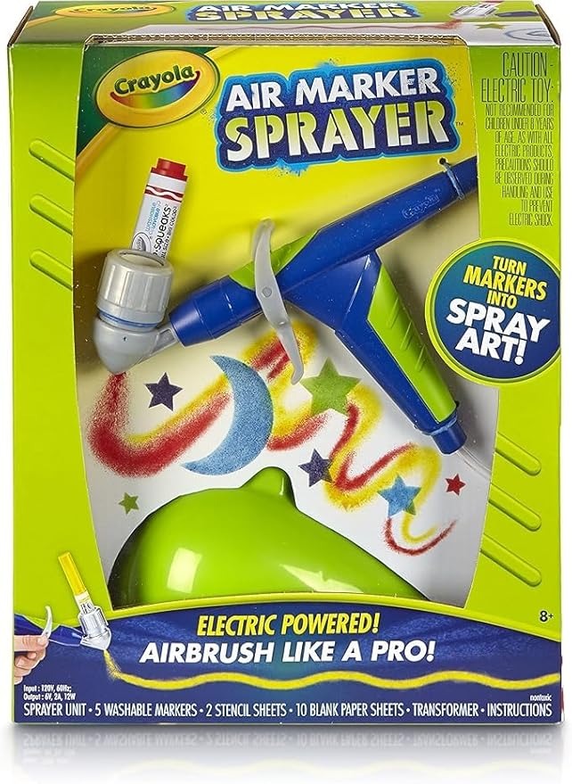 Crayola Air Marker Sprayer Art Kit