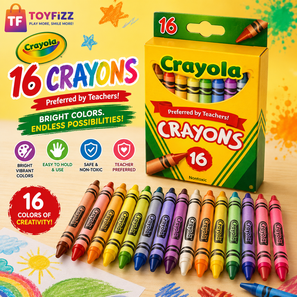 Crayola Classic Crayons - 16 Count