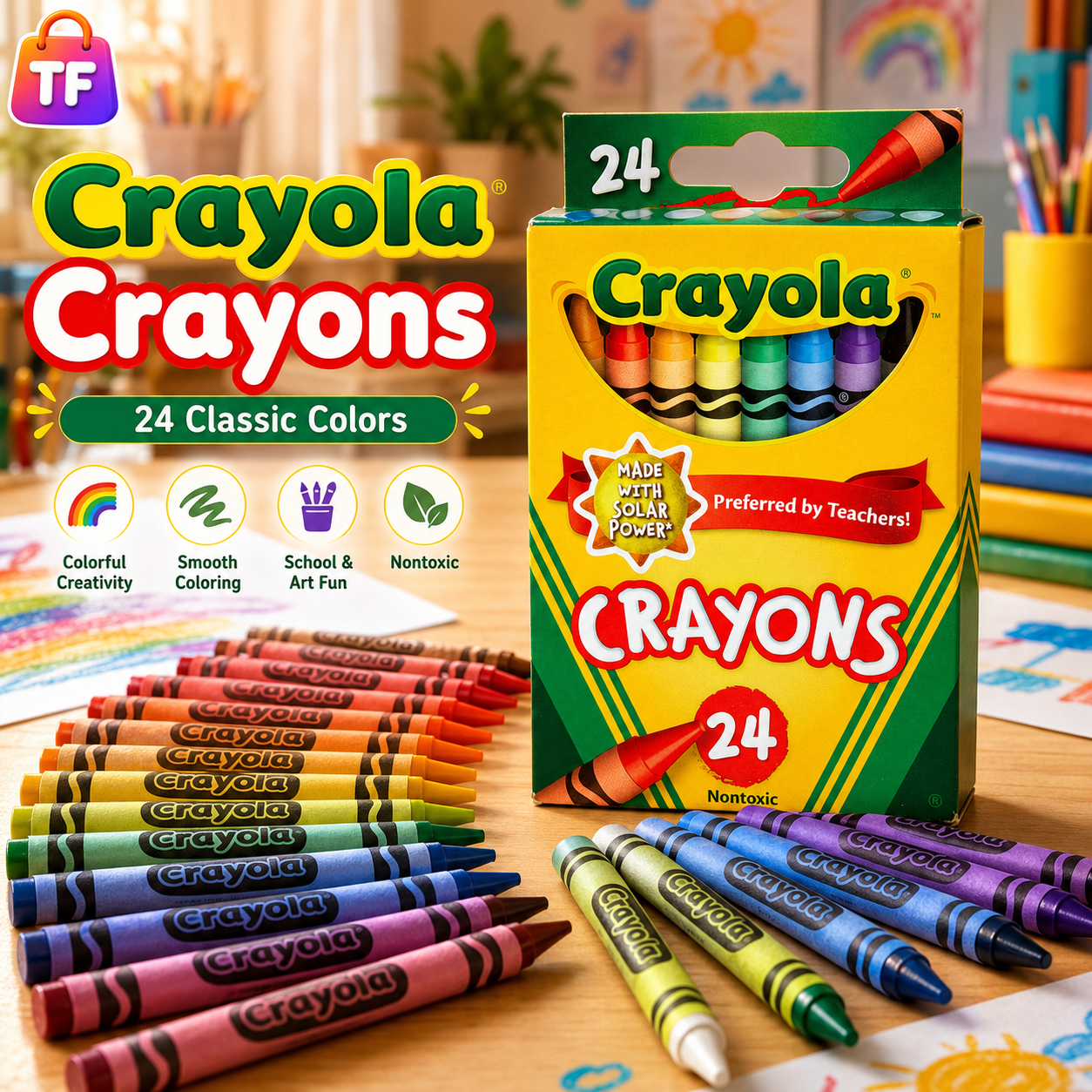 Crayola Classic Crayons - 4 Count
