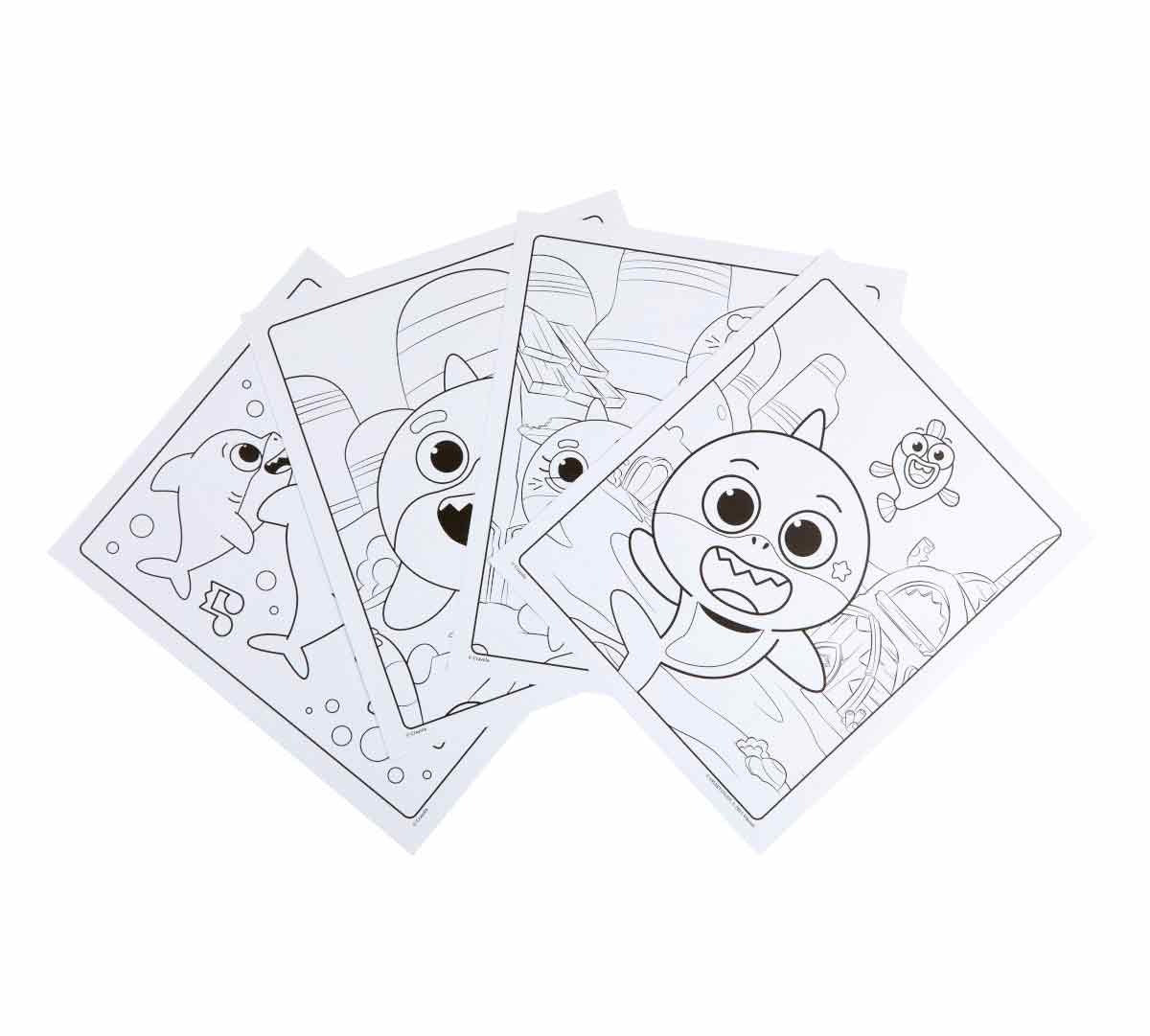 Crayola Color Wonder Baby Shark Coloring & Sticker Set