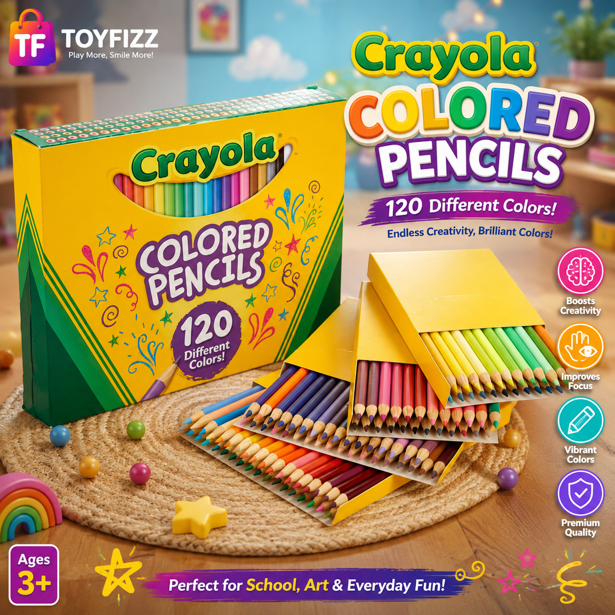 Crayola Colored Pencils - 120 Count