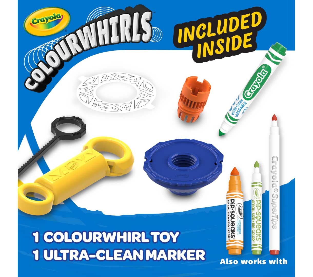 Crayola Colour Whirls Spin Art Toy - Assorted Color