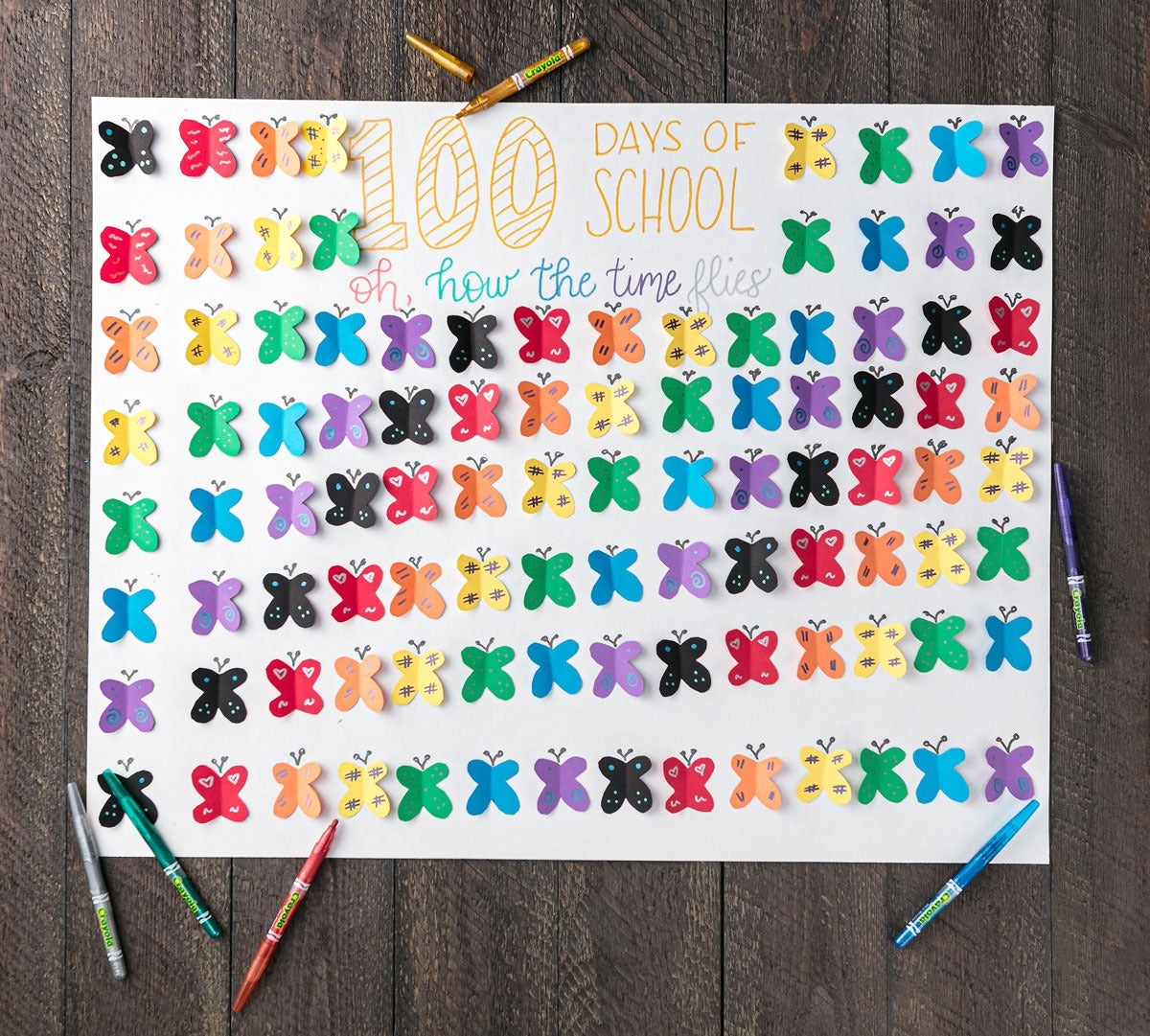 Crayola Glitter Markers - 6 Count