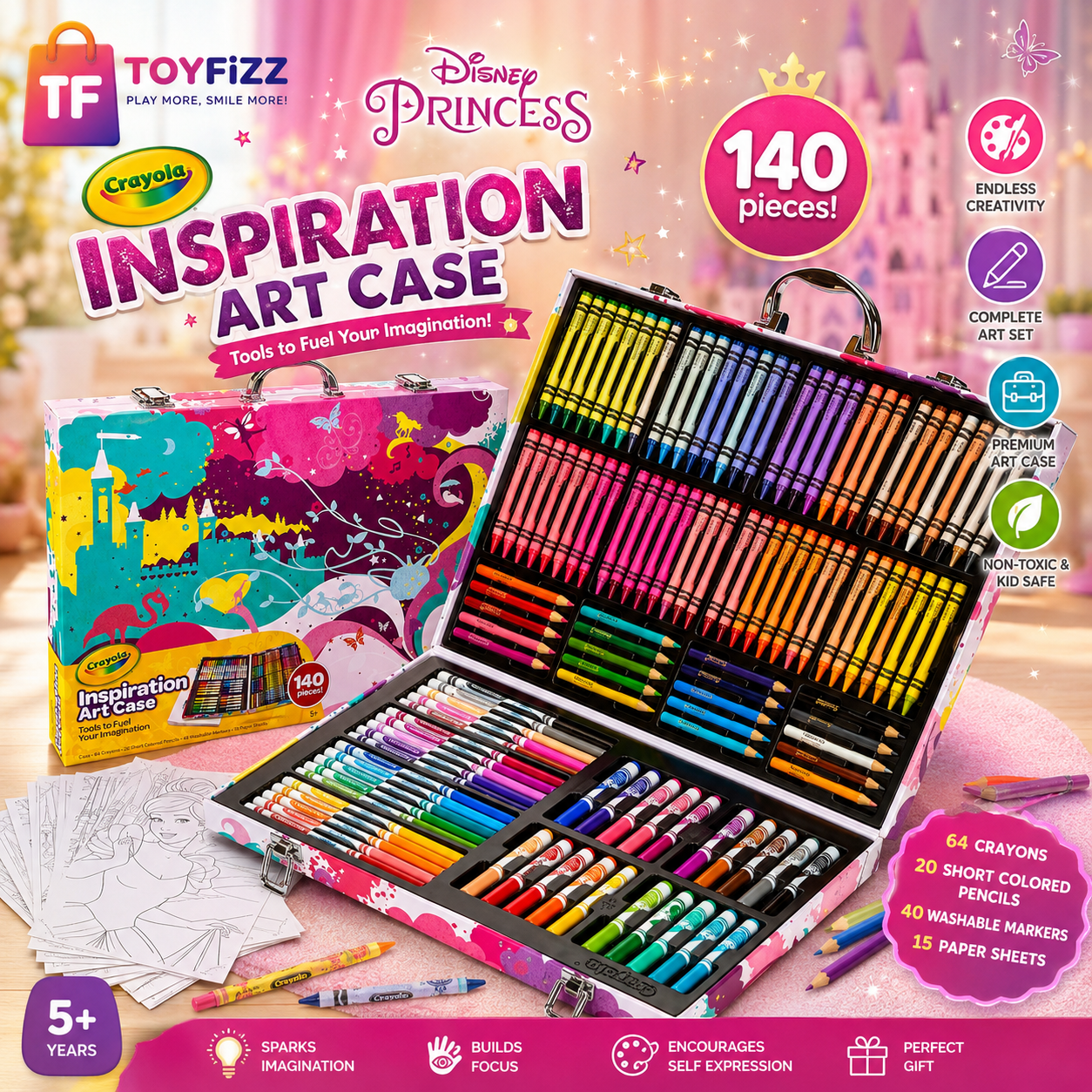 Crayola Inspiration Art Case - Pink
