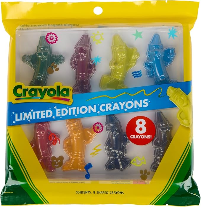 Crayola Limited Edition Crayons - 8 Count, Assorted Design