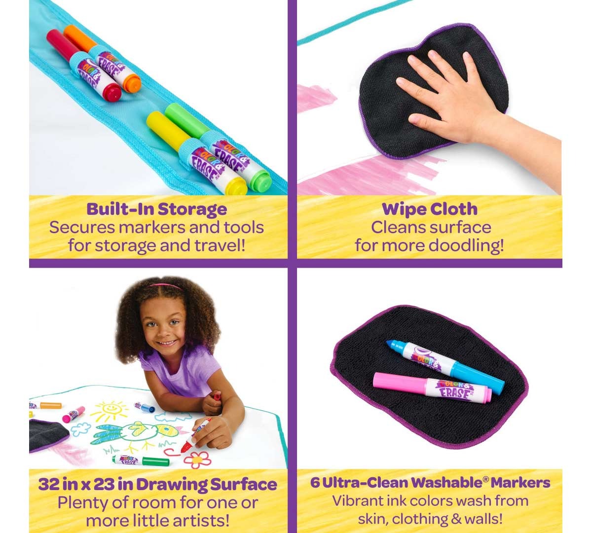 Crayola My First Color & Erase Activity Mat