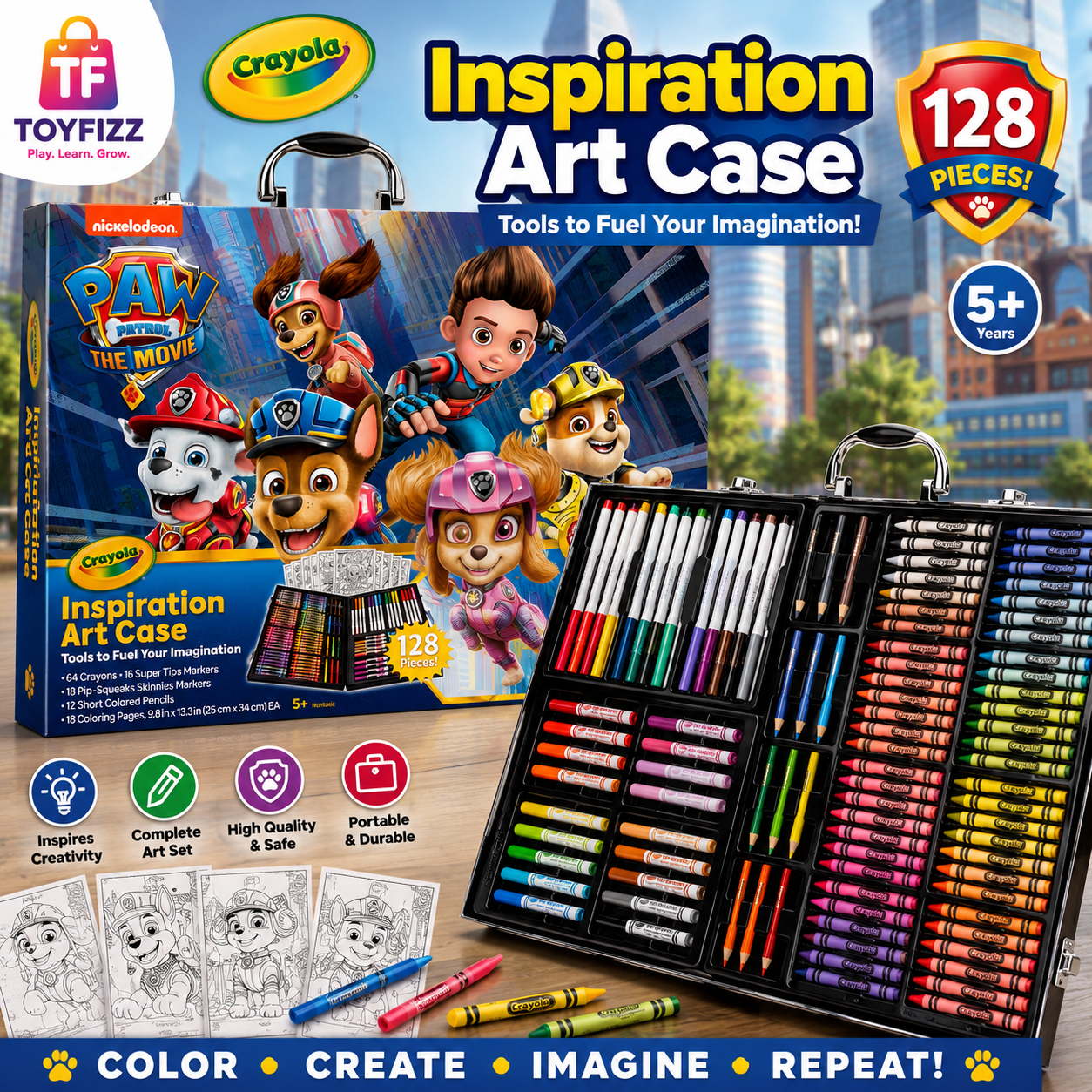 Crayola Paw Patrol Inspiration Art Case