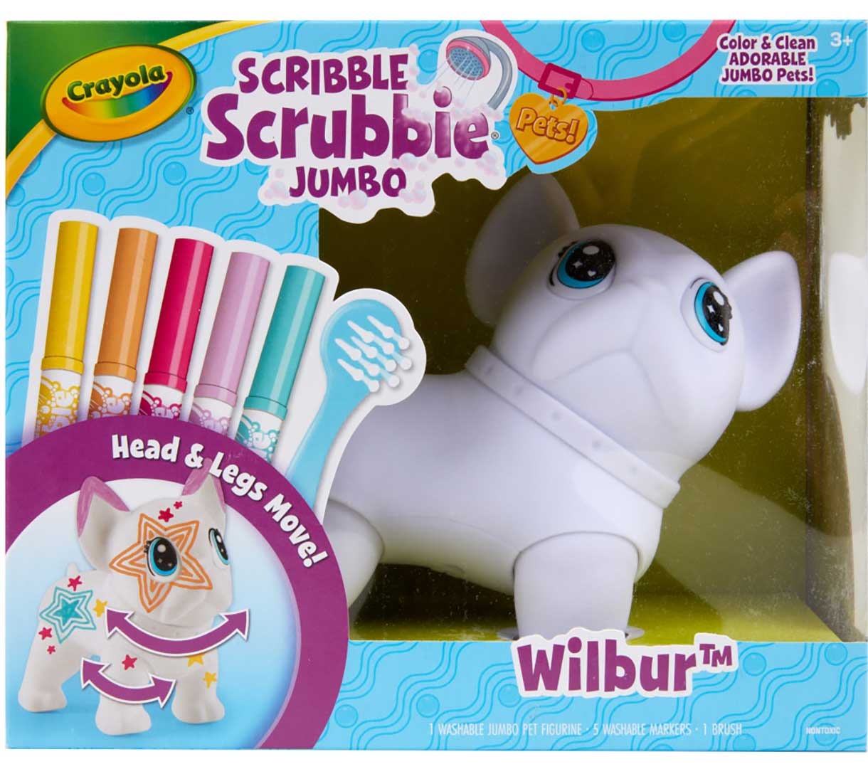 Crayola Scribble Scrubbie Jumbo Pet Wilbur Activity Set