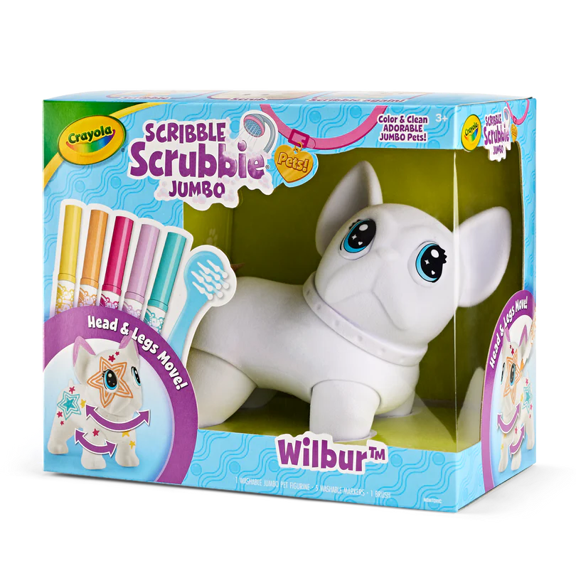 Crayola Scribble Scrubbie Jumbo Pet Wilbur Activity Set