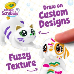 Crayola Scribble Scrubbie Pets Mystery Pet Activity Set - Assorted Design - Ages 3+