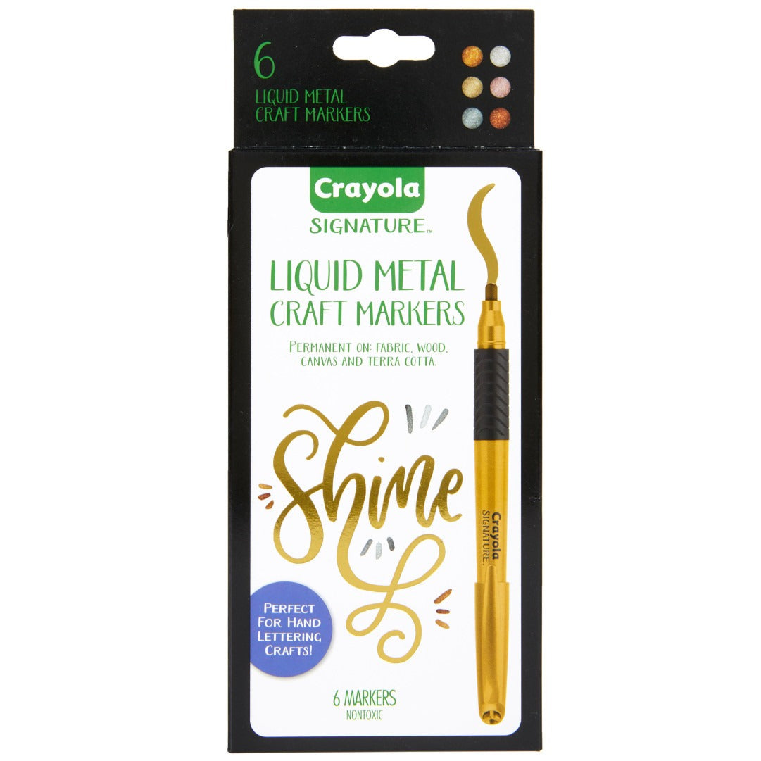 Crayola Signature Permanent Markers - 6 Count