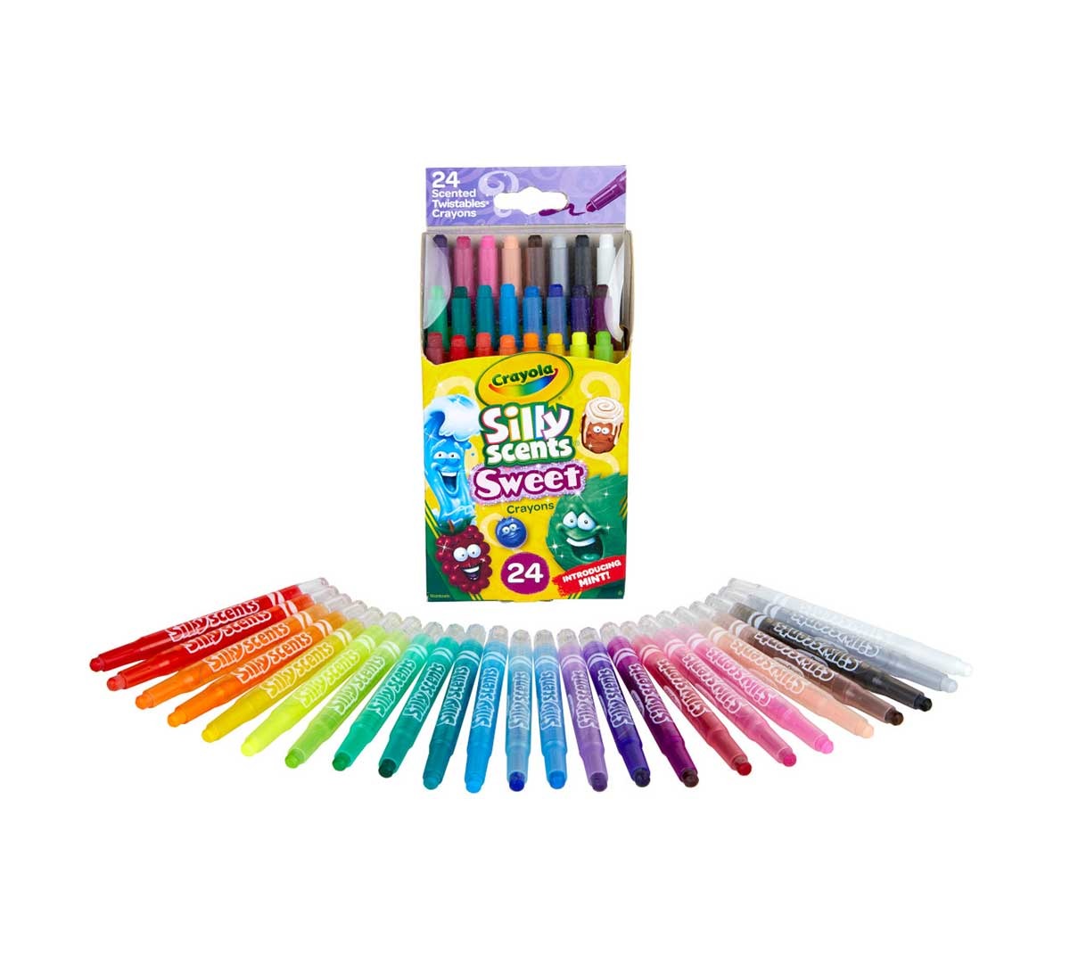 Crayola Silly Scents Mini Twistables Crayons - 24 Count