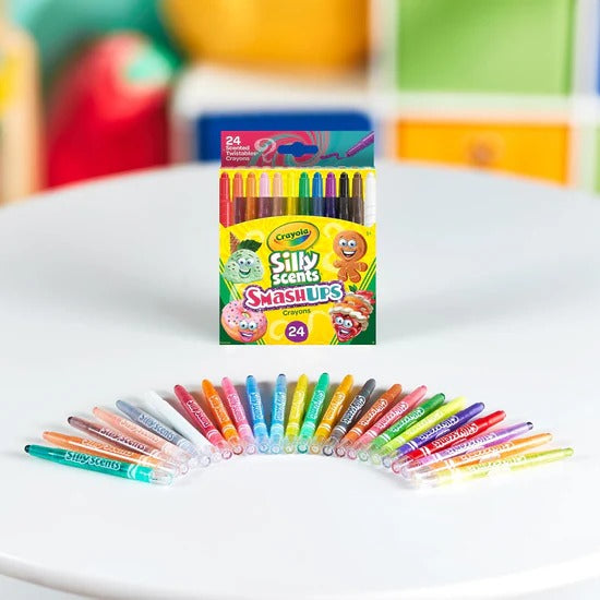 Crayola Silly Scents Smash Ups Mini Twistables Crayons - 24 Count