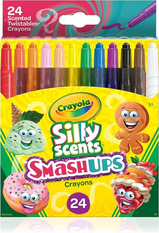 Crayola Silly Scents Smash Ups Mini Twistables Crayons - 24 Count