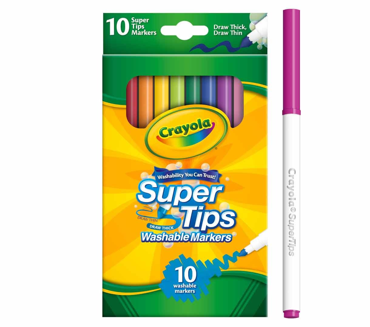 Crayola Super Tips Markers - 10 Count